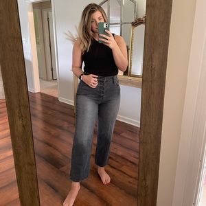 Universal Thread Black Vintage Straight Jeans